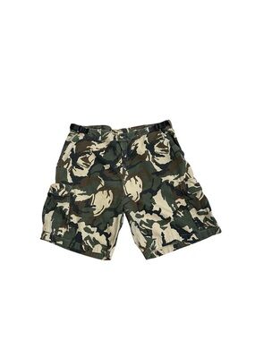 Men's Camouflage Cargo Shorts - Green Camo